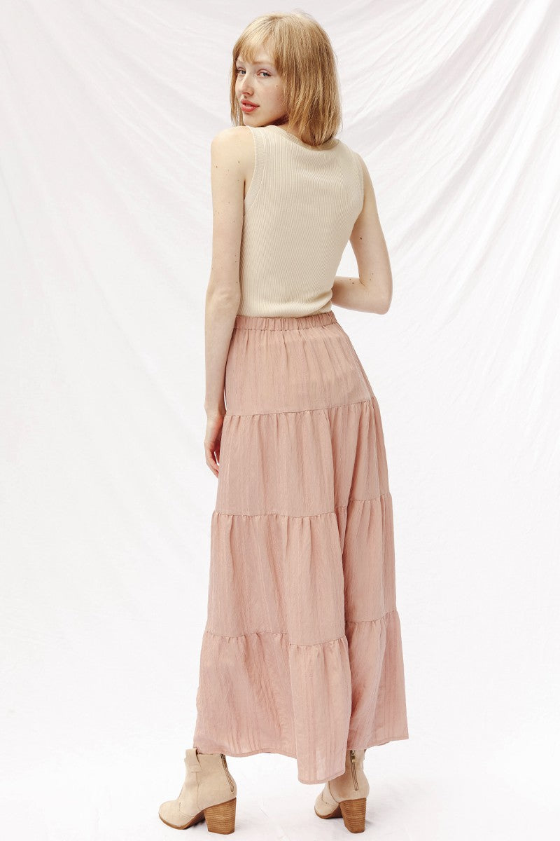Tonal Striped Prairie Maxi Skirt