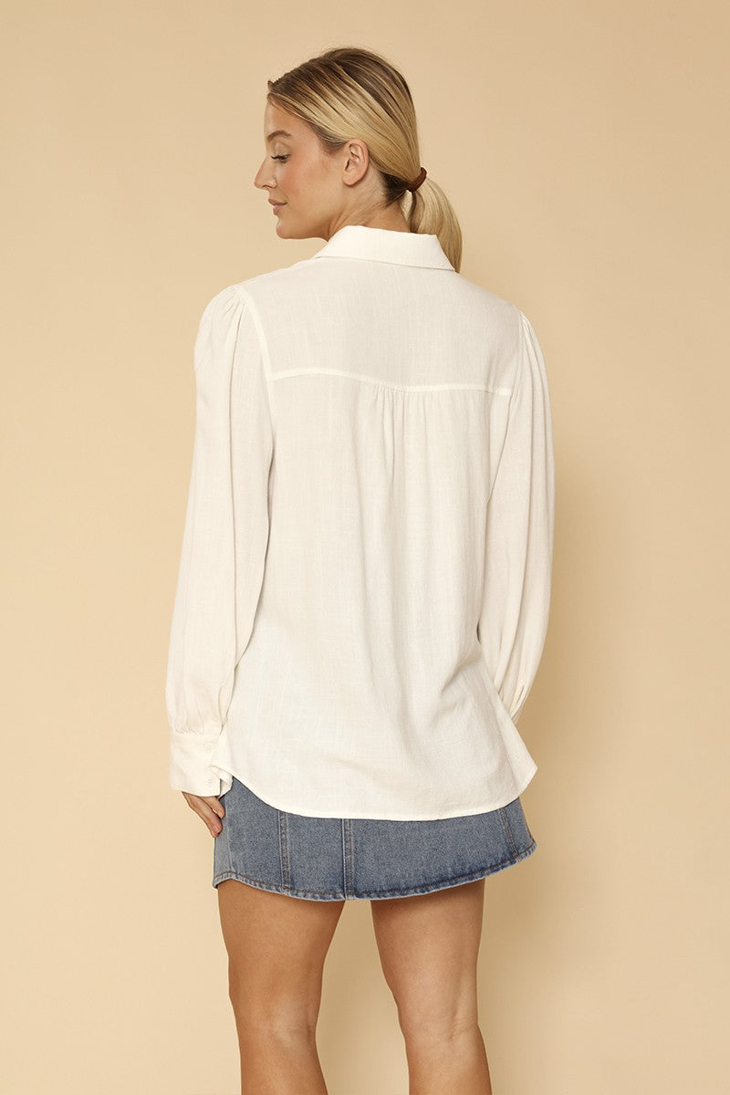 Sierra Western-Chic Button Down Blouse