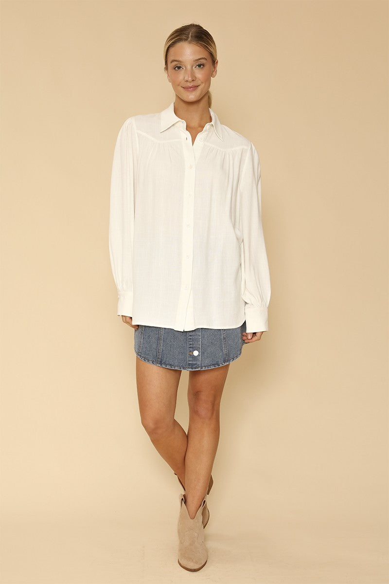 Sierra Western-Chic Button Down Blouse