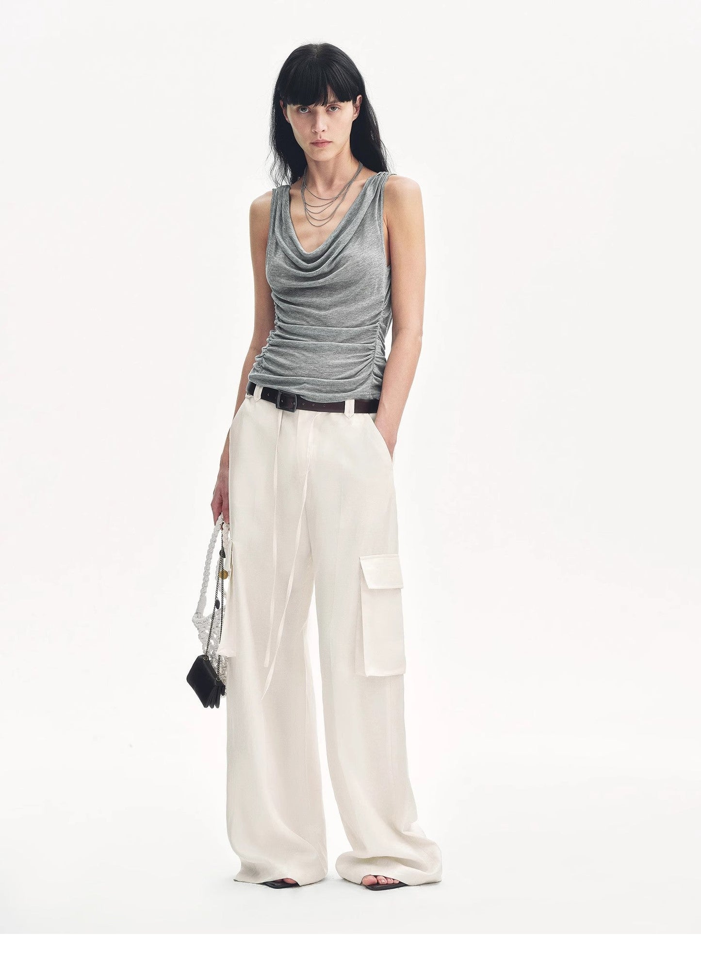 Energetic Encounter: Draped Neck Sculpting Vest