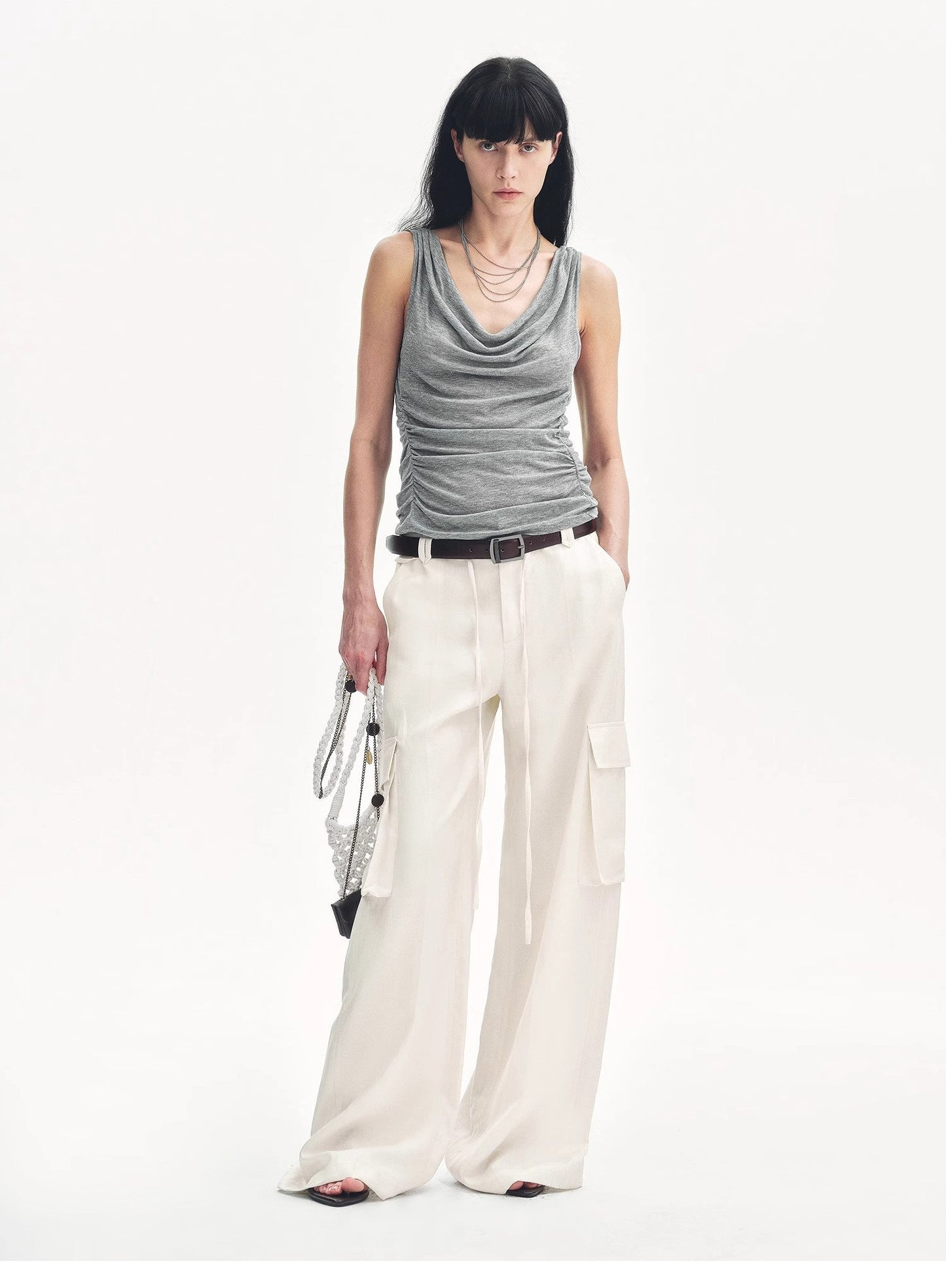Energetic Encounter: Draped Neck Sculpting Vest