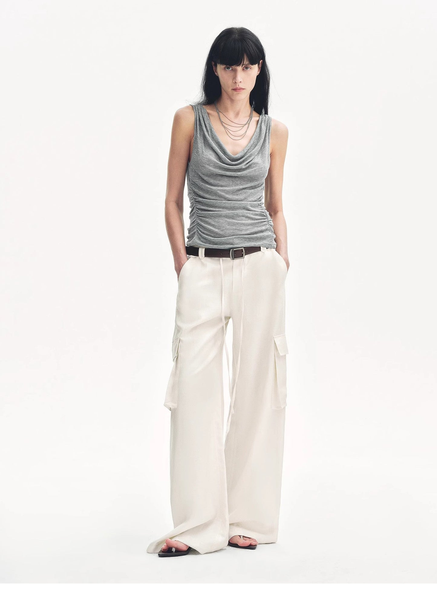 Energetic Encounter: Draped Neck Sculpting Vest