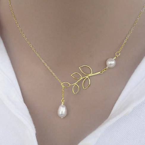 Moments That Matter: Pearls of Joy Lariat Necklace