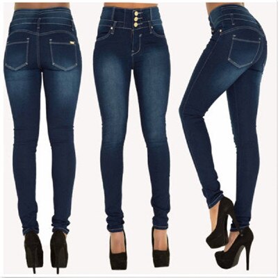Sculpting Style: High-Quality Denim Pencil Pants