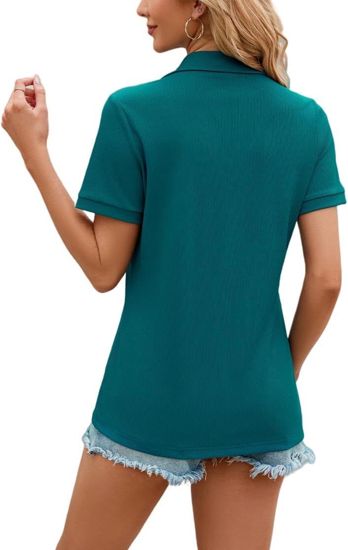 Vivid Grace V-Neck Blouse – Spring/Summer Style Staple