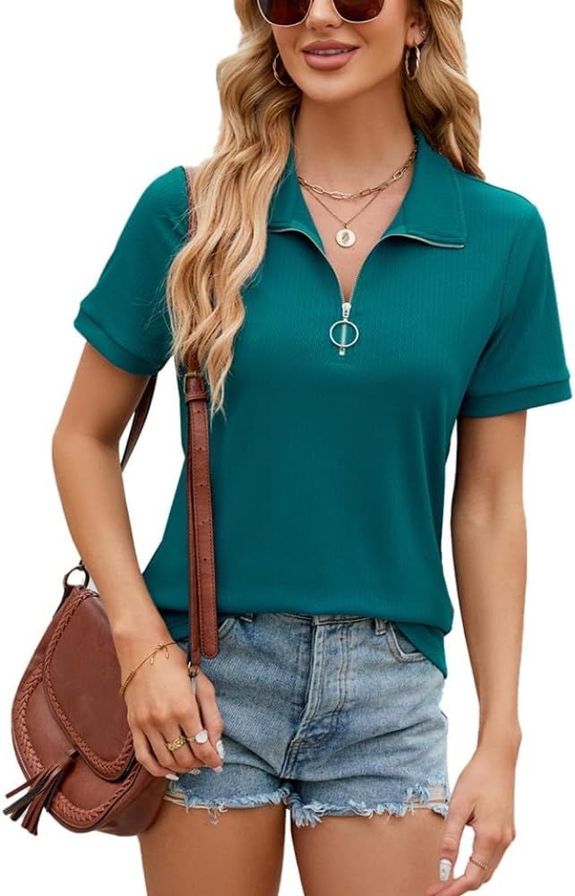 Vivid Grace V-Neck Blouse – Spring/Summer Style Staple