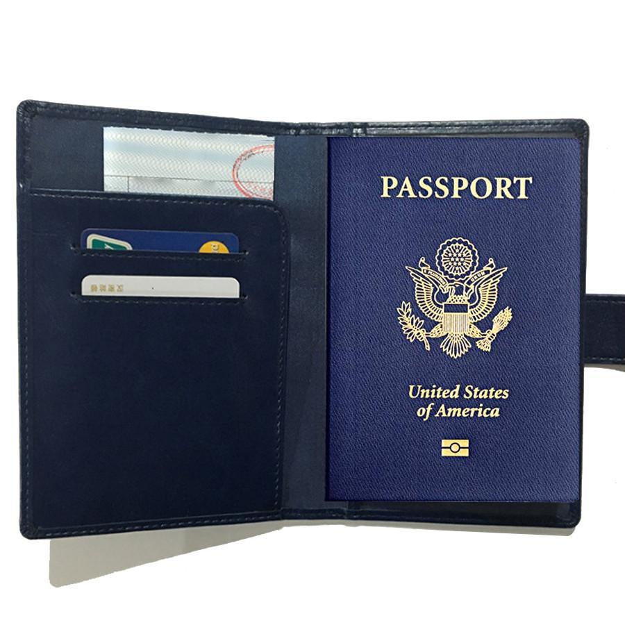 RFID-Safe Passport Wallet – Secure Travel in Style