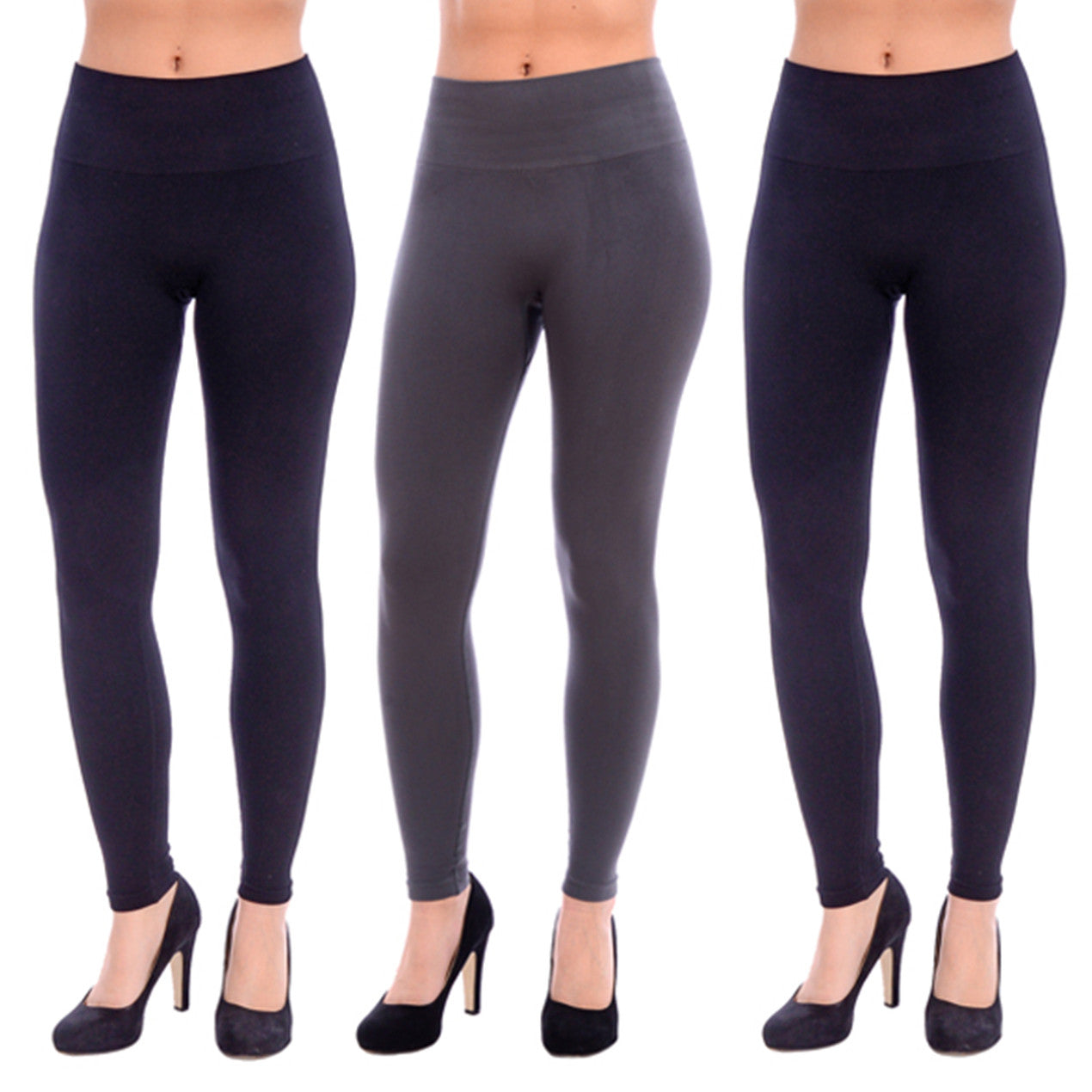 Essential Comfort: 3-Pack Hi-Waist Leggings