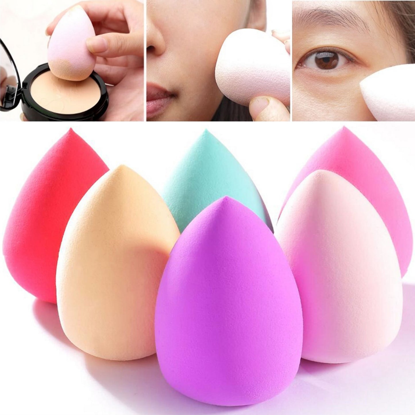 Good Living In Style – 6-Piece Makeup Sponge Set