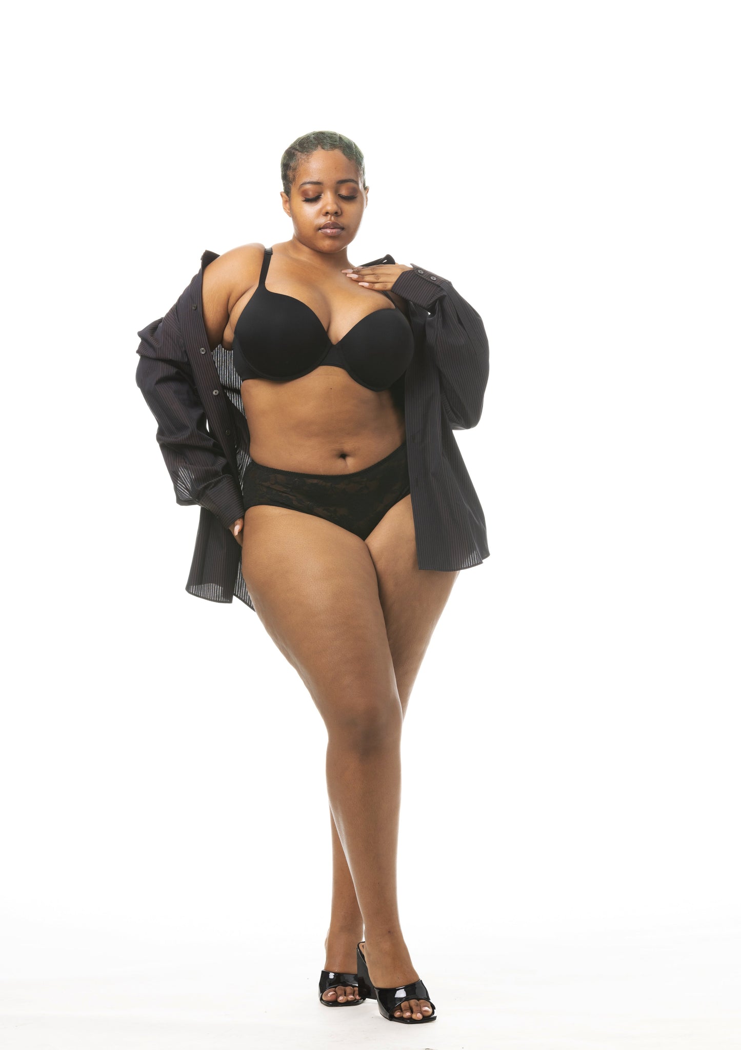 Flirt Lace Bikini Panty by Bandelettes® – Black