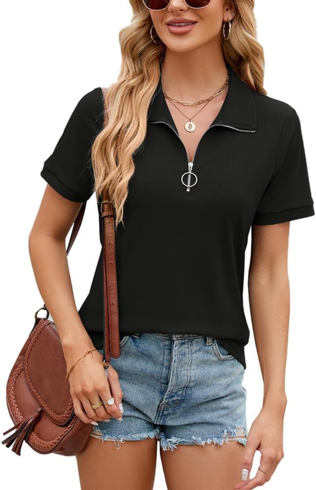 Sunset Chic V-Neck Blouse – Spring/Summer Favorite