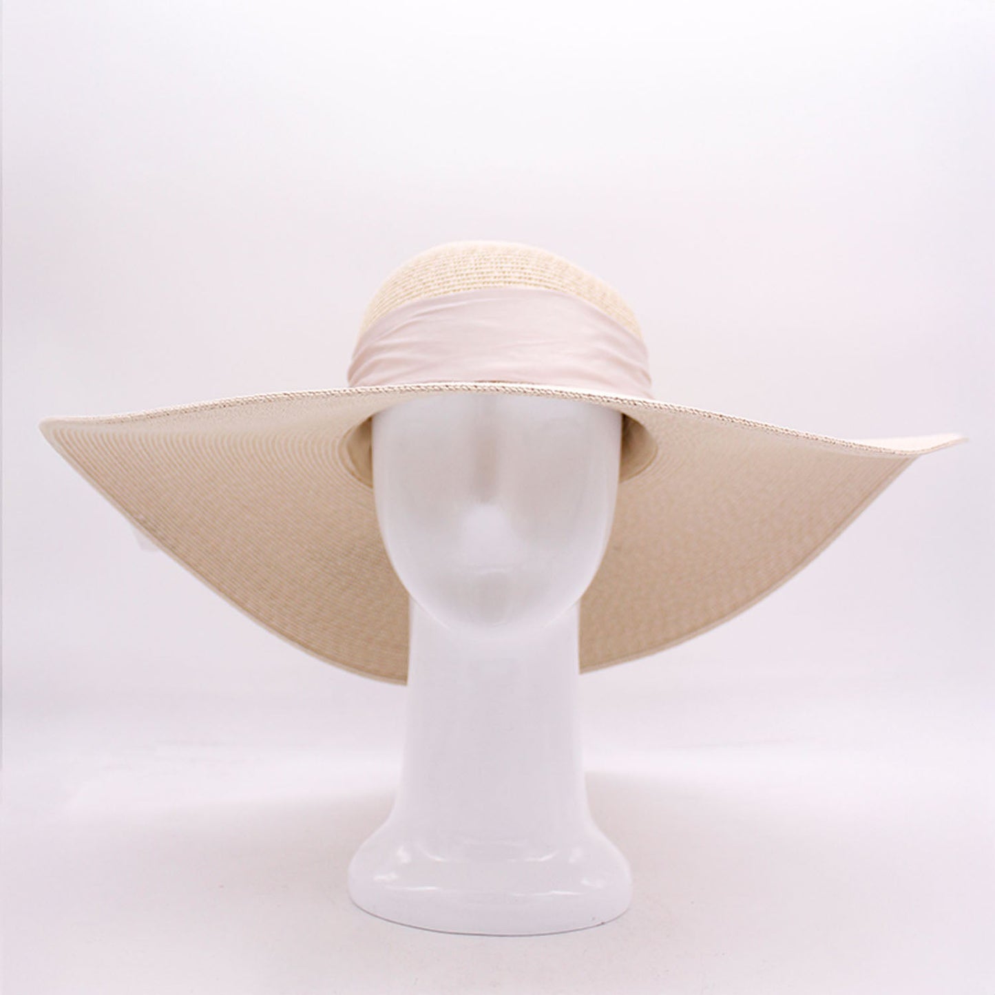 Seaside Escape: Wide Brim Floppy Straw Hat