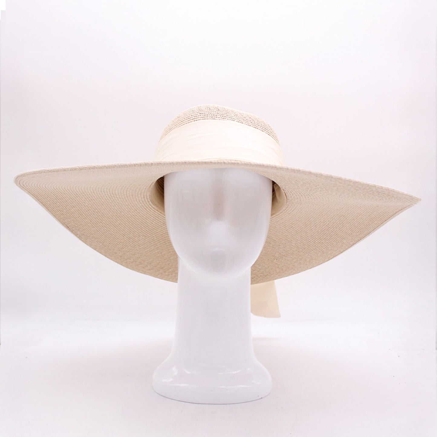 Seaside Escape: Wide Brim Floppy Straw Hat
