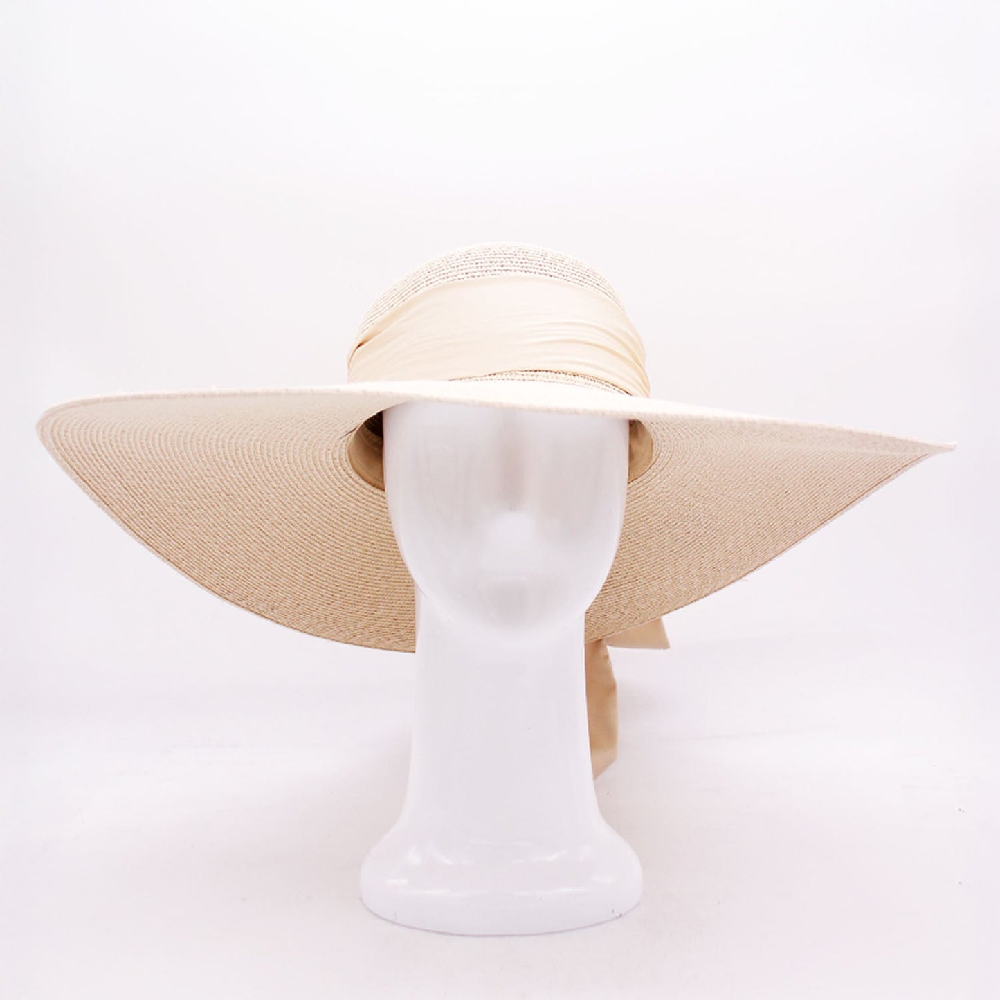 Seaside Escape: Wide Brim Floppy Straw Hat