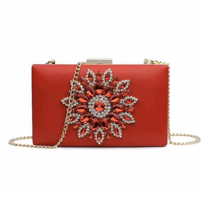 Crystal Minaudière Evening Clutch