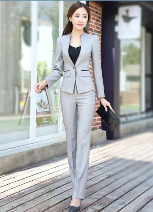 New Fashion Women Pant Suit Formal Business