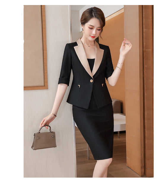Women Suit Dress Elegant Ladies Skirt Suits for Office