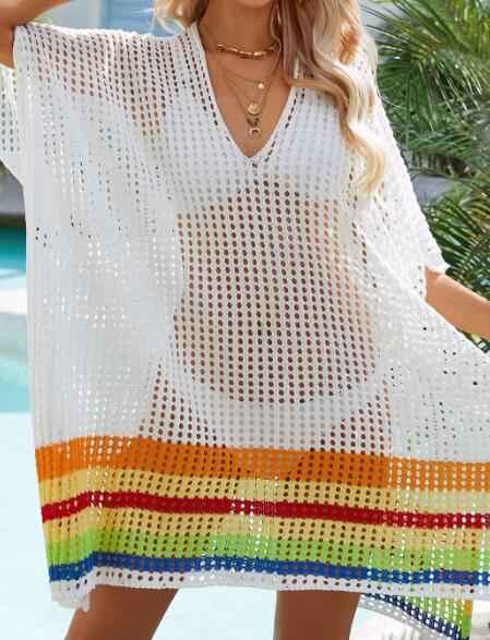 Miss Sparkling Open Knit Cover Up