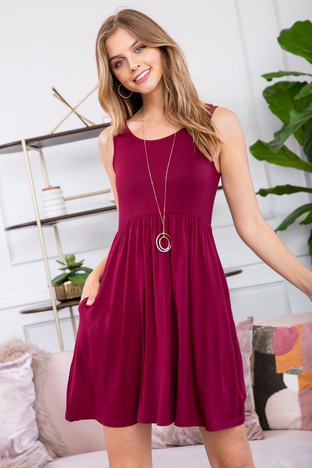 Weekend Swing: Racerback Pocket Dress