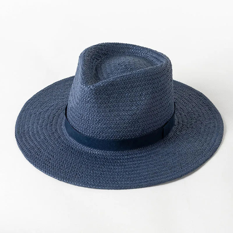 Plain Band Panama Straw Hat | The Sophisticated Shoppers