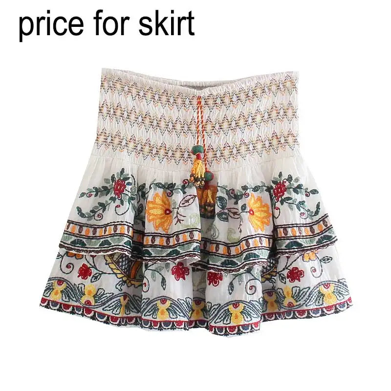 Boho Floral Embroidered Dress | The Sophisticated Shoppers