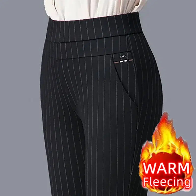 Deep Blue SleekWarm™ Winter Pencil Pants