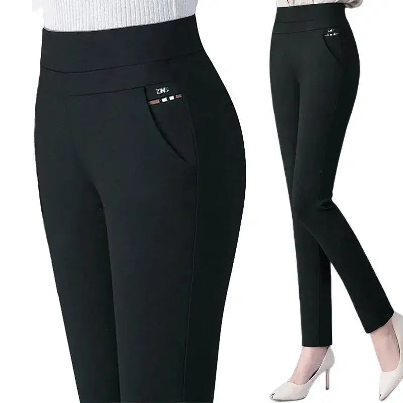 Deep Blue SleekWarm™ Winter Pencil Pants