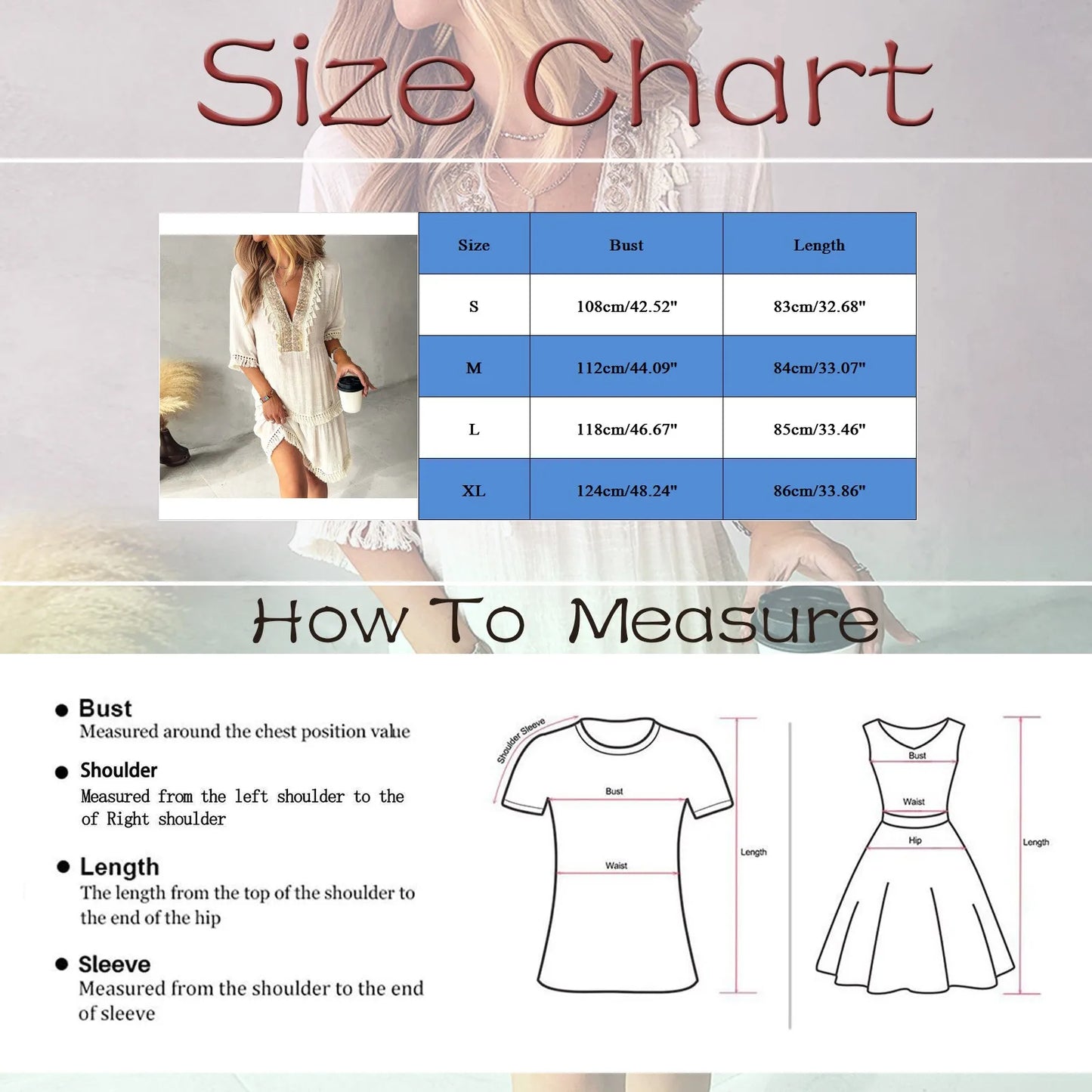 Boho Dress for Women'S Casual Elegant Embroidered v Neck