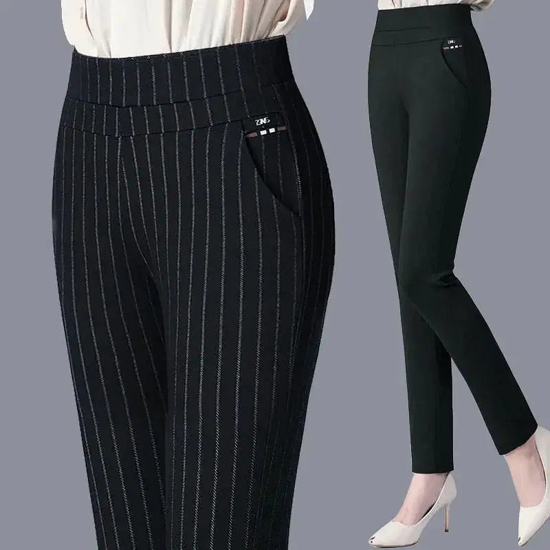 Deep Blue SleekWarm™ Winter Pencil Pants