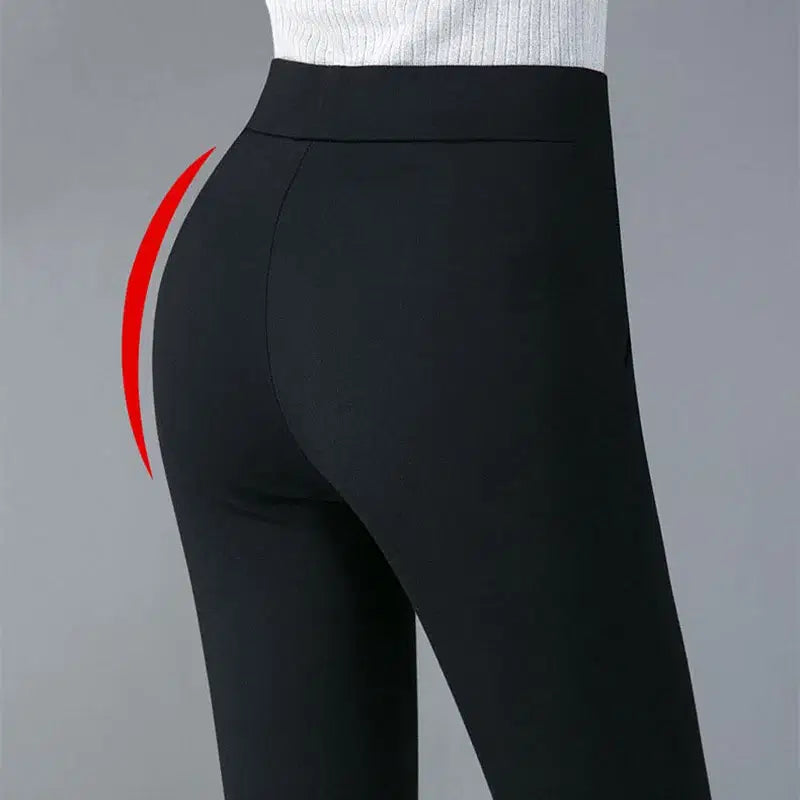 Deep Blue SleekWarm™ Winter Pencil Pants