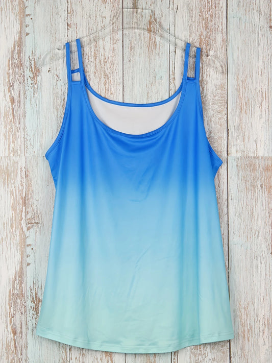 Plus Size Ombre Cami Top | The Sophisticated Shoppers