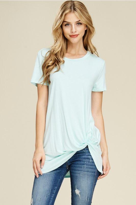 Everyday Ease: Short Sleeve Knot Tunic