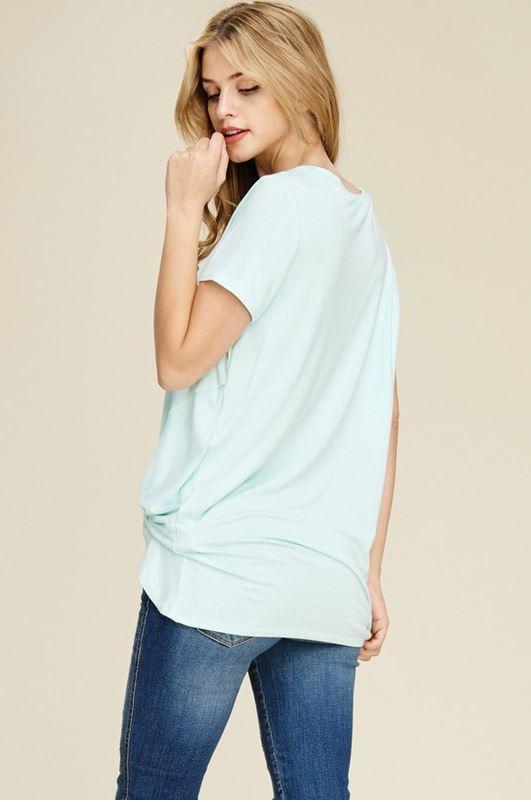 Everyday Ease: Short Sleeve Knot Tunic
