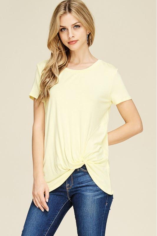Everyday Ease: Short Sleeve Knot Tunic
