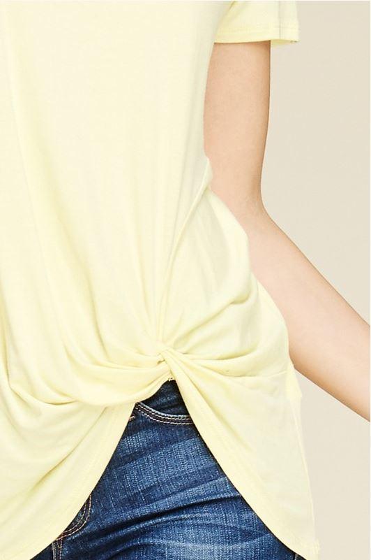 Everyday Ease: Short Sleeve Knot Tunic
