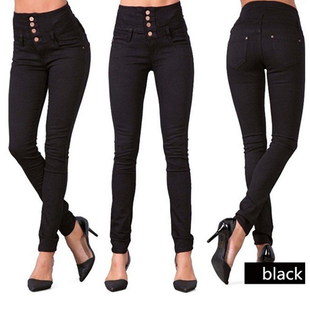 Sculpting Style: High-Quality Denim Pencil Pants