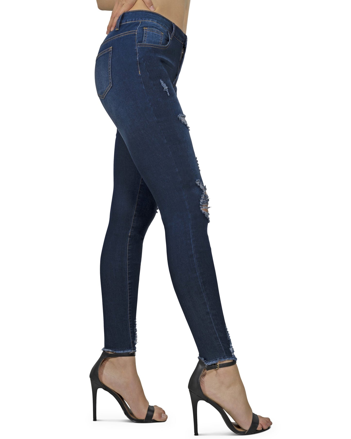 Effortlessly Cool: Arden Distressed Skinny Jeans