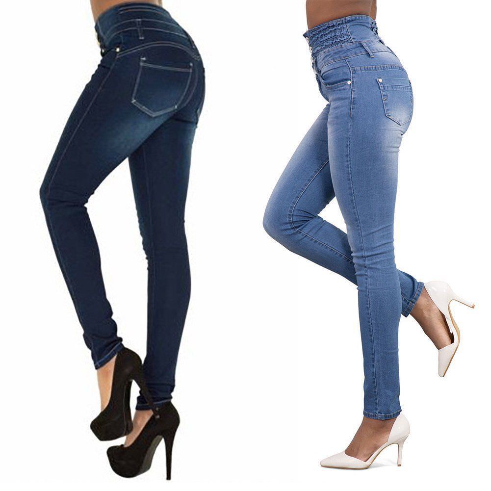 Sculpting Style: High-Quality Denim Pencil Pants