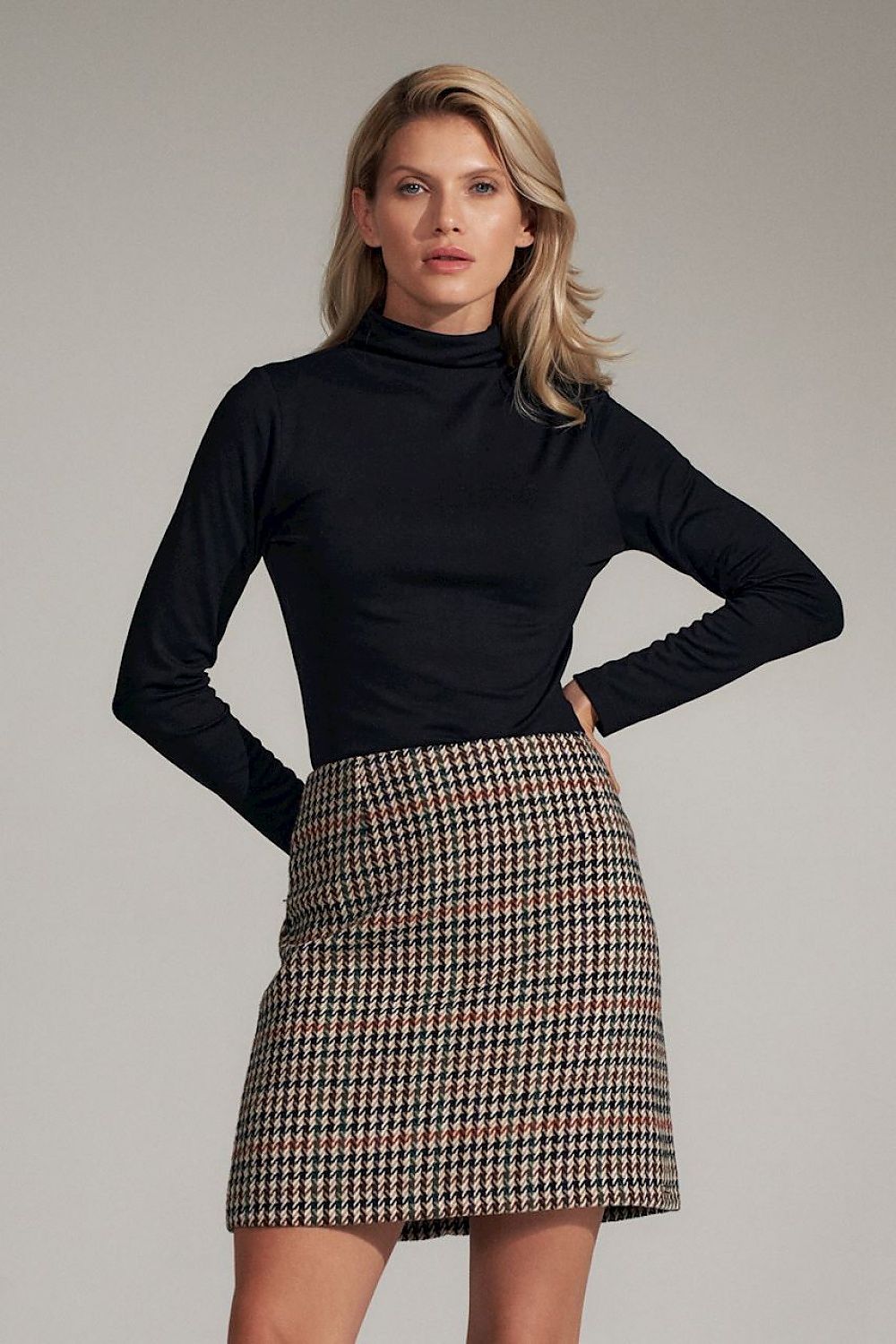Classic Turtleneck Blouse