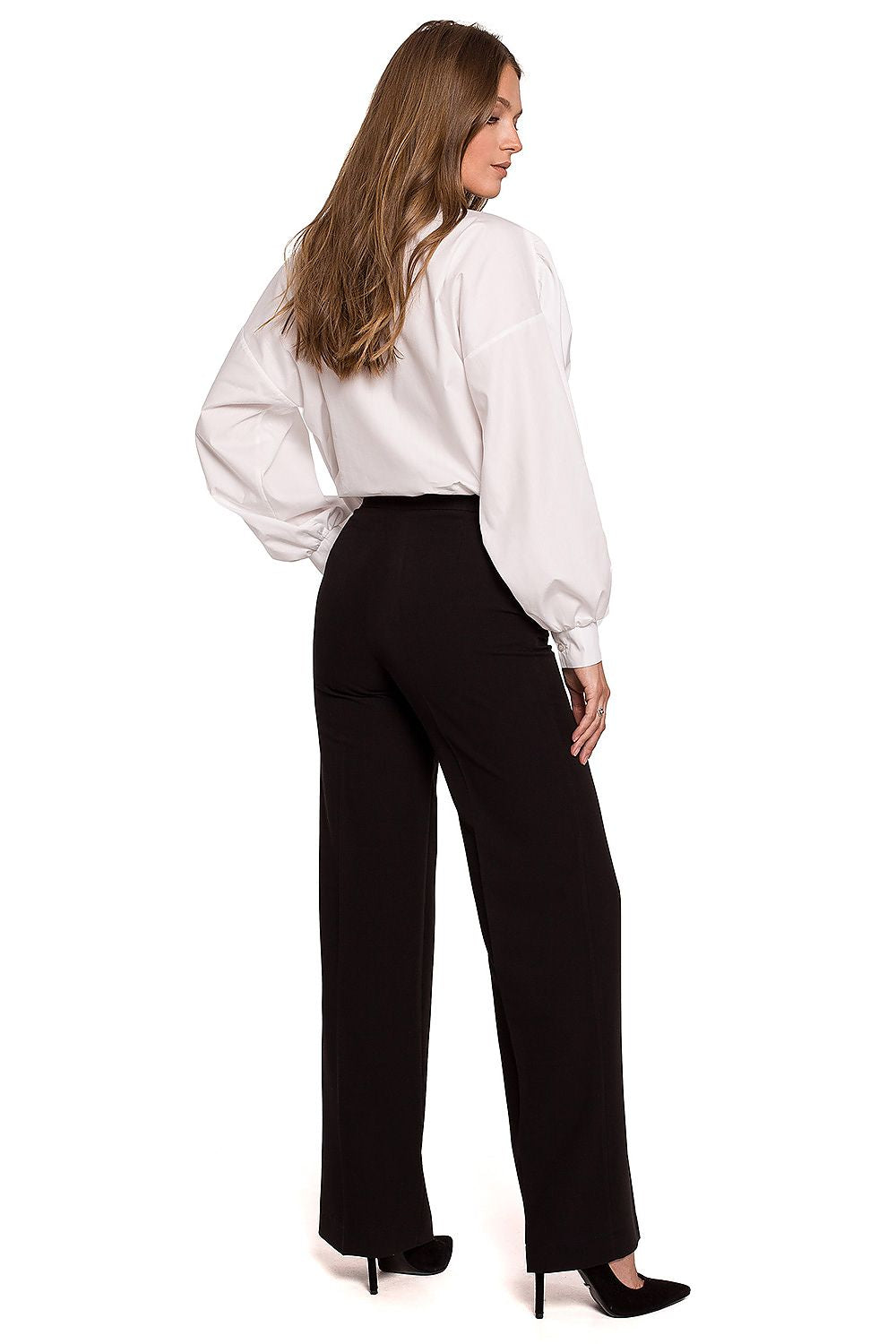 Powerfully Polished: Straight-Leg Trousers