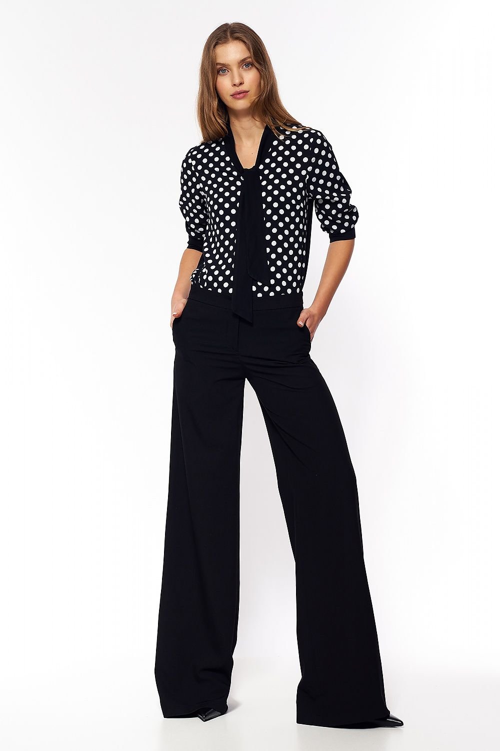 Timeless Grace: Black Palazzo Pants