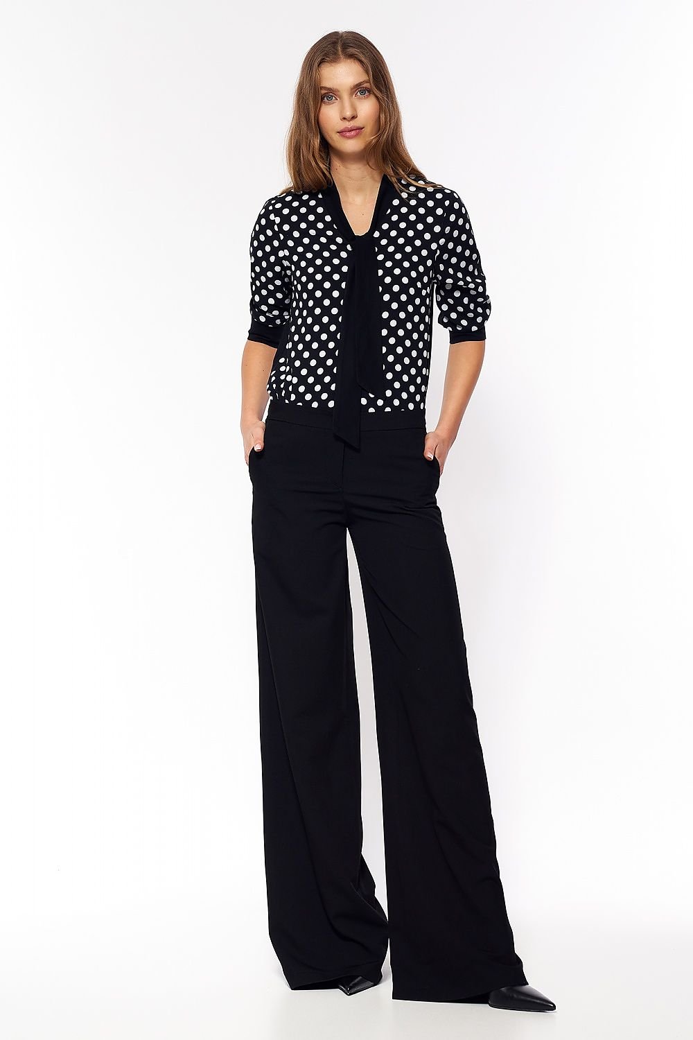 Timeless Grace: Black Palazzo Pants