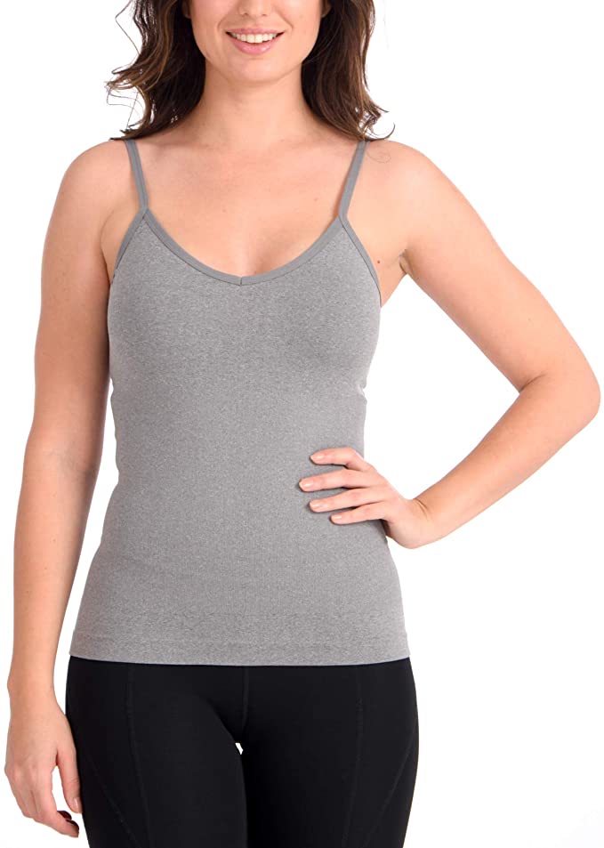 Contour Duo: Seamless Reversible Shaping Camisole – 2-Pack (Black & White)