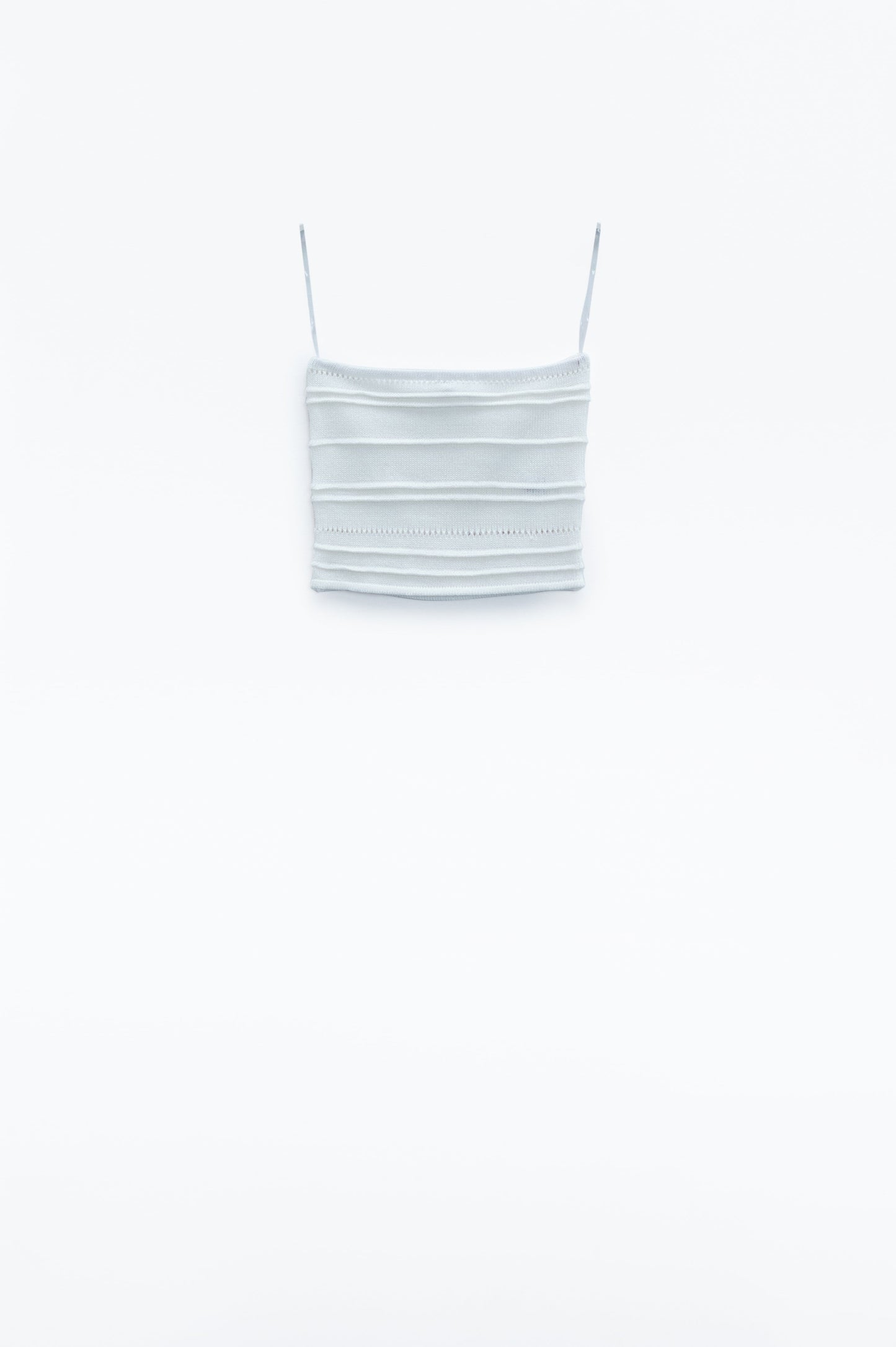 White Sands Strapless Knit Bodycon Top