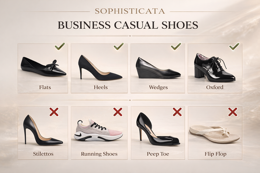 Professional Footwear for Women: Heels, Flats, and Staying Above the Professional Authority Line