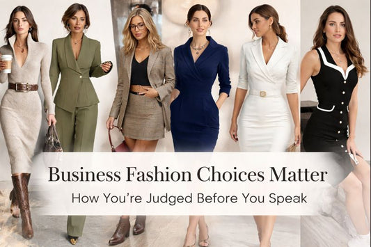 Business Fashion Choices Matter: How You’re Judged Before You Speak