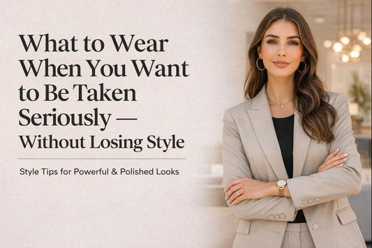 What to Wear When You Want to Be Taken Seriously—Without Losing Style