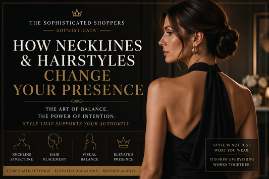 How Necklines and Hairstyles Change Professional and Formal Presence