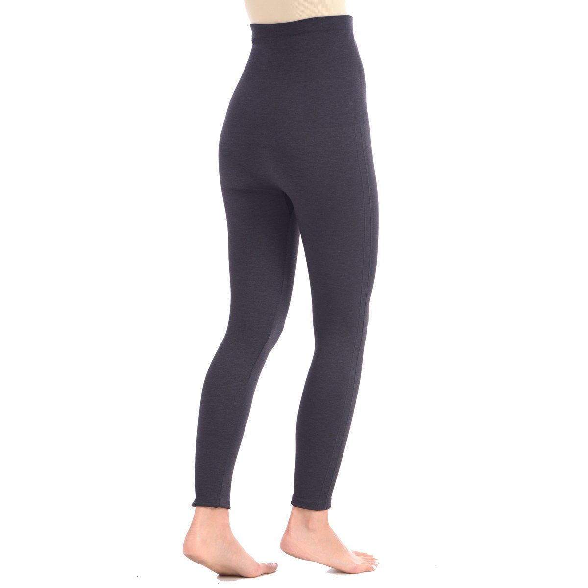 Shaping Legging With Extra High 8" Waistband - Grey