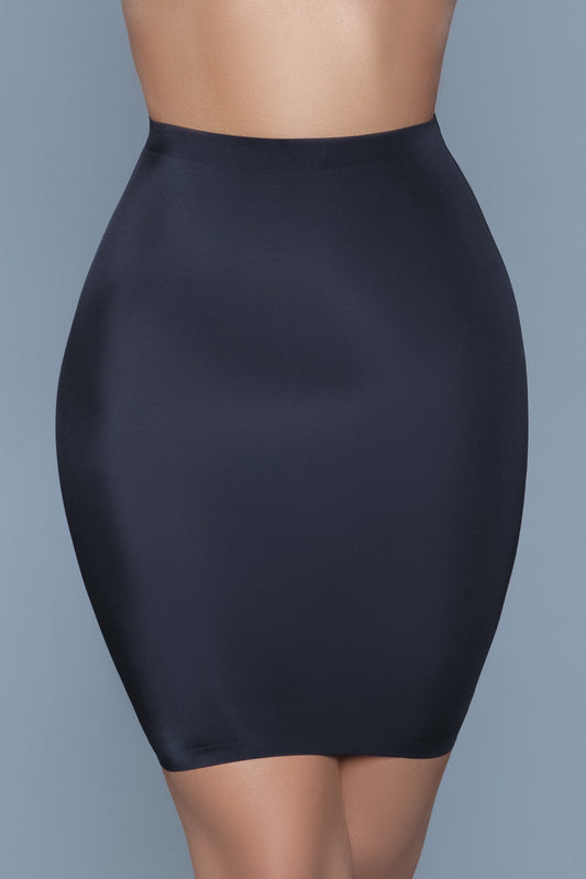 Contour Sleek: Slimin' Shapewear Slip Skirt – Black